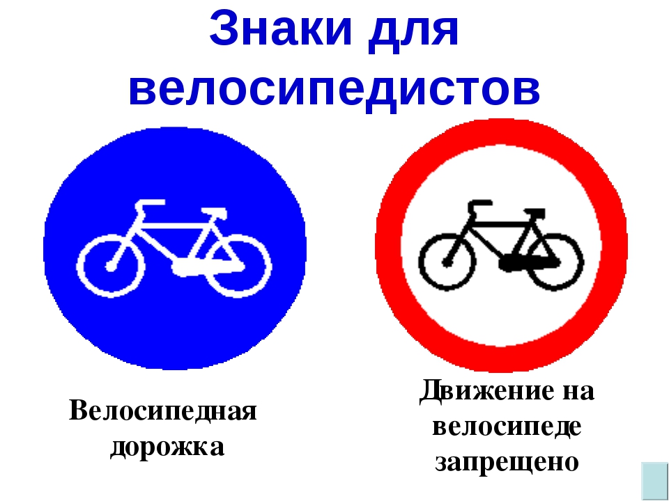 Знак можно на велосипеде